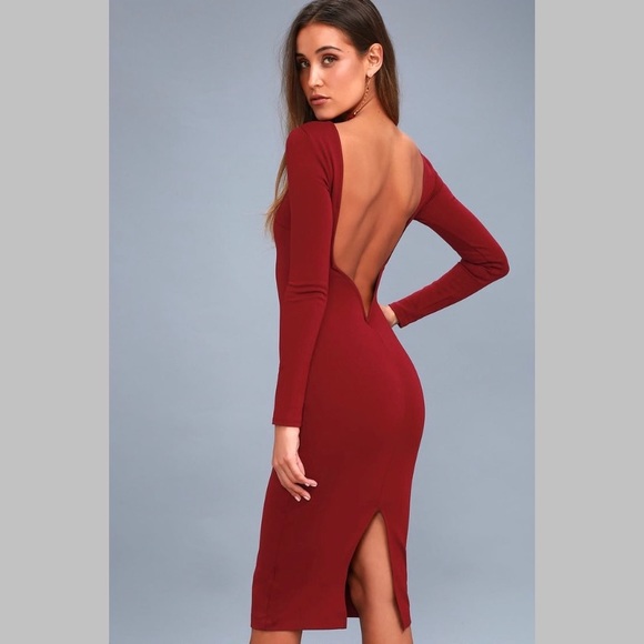 Lulus Dresses & Skirts - LULU’S Va Va Voom Black Backless Midi Dress